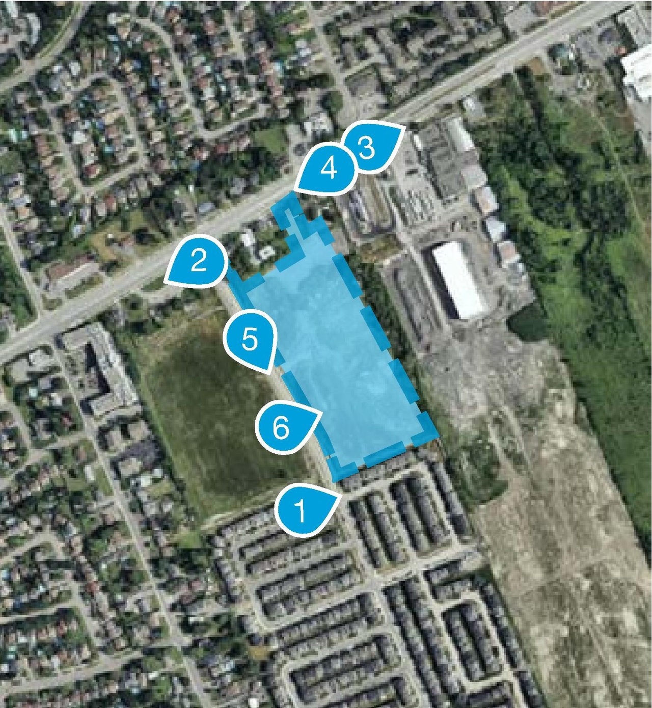 Construction site plan for project from page 13 of the file '2024-11-15 - Urban Design Brief Planning Rationale - D02-02-24-0049'