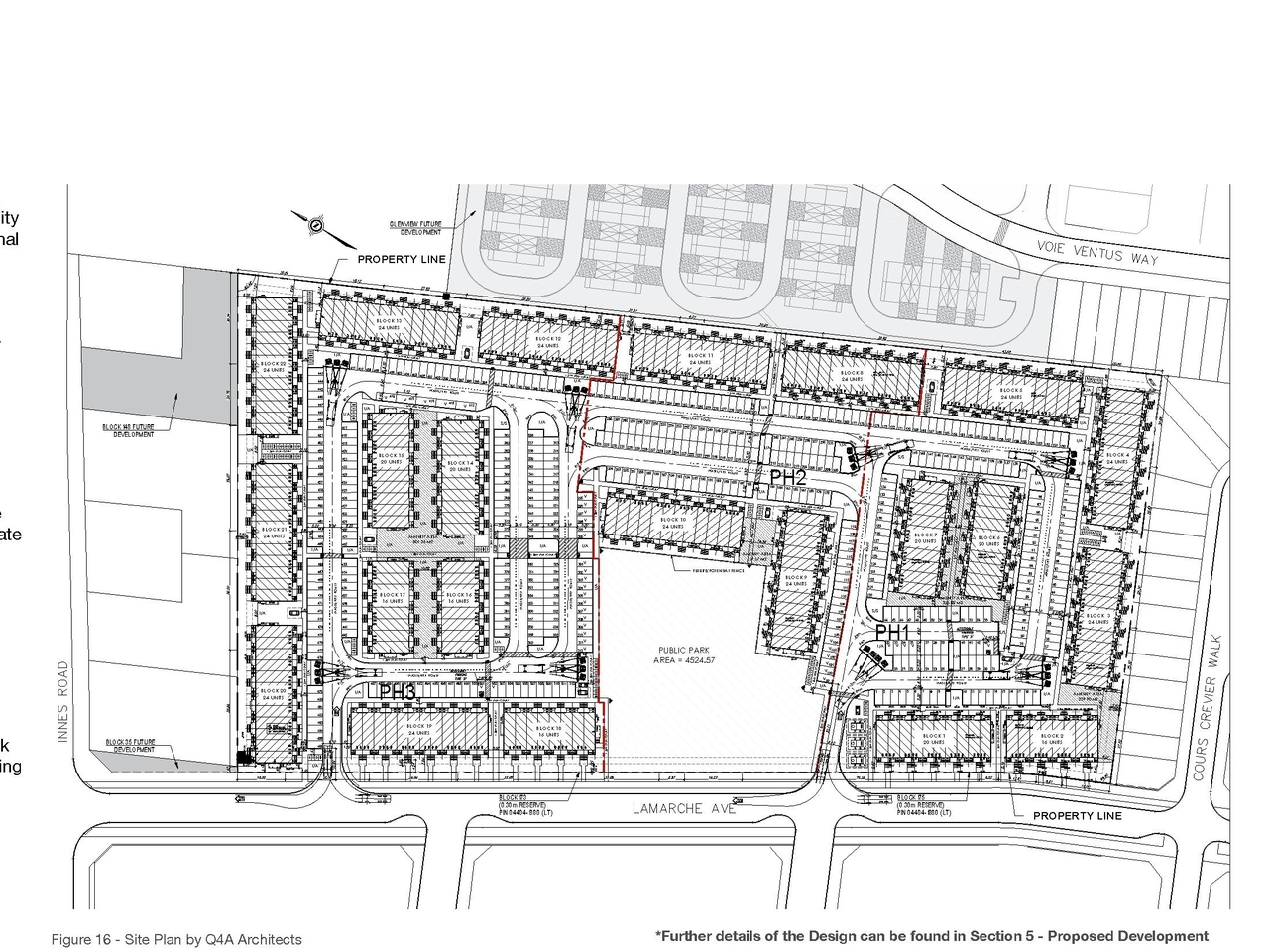 Construction site plan for project from page 17 of the file '2024-11-15 - Urban Design Brief Planning Rationale - D02-02-24-0049'