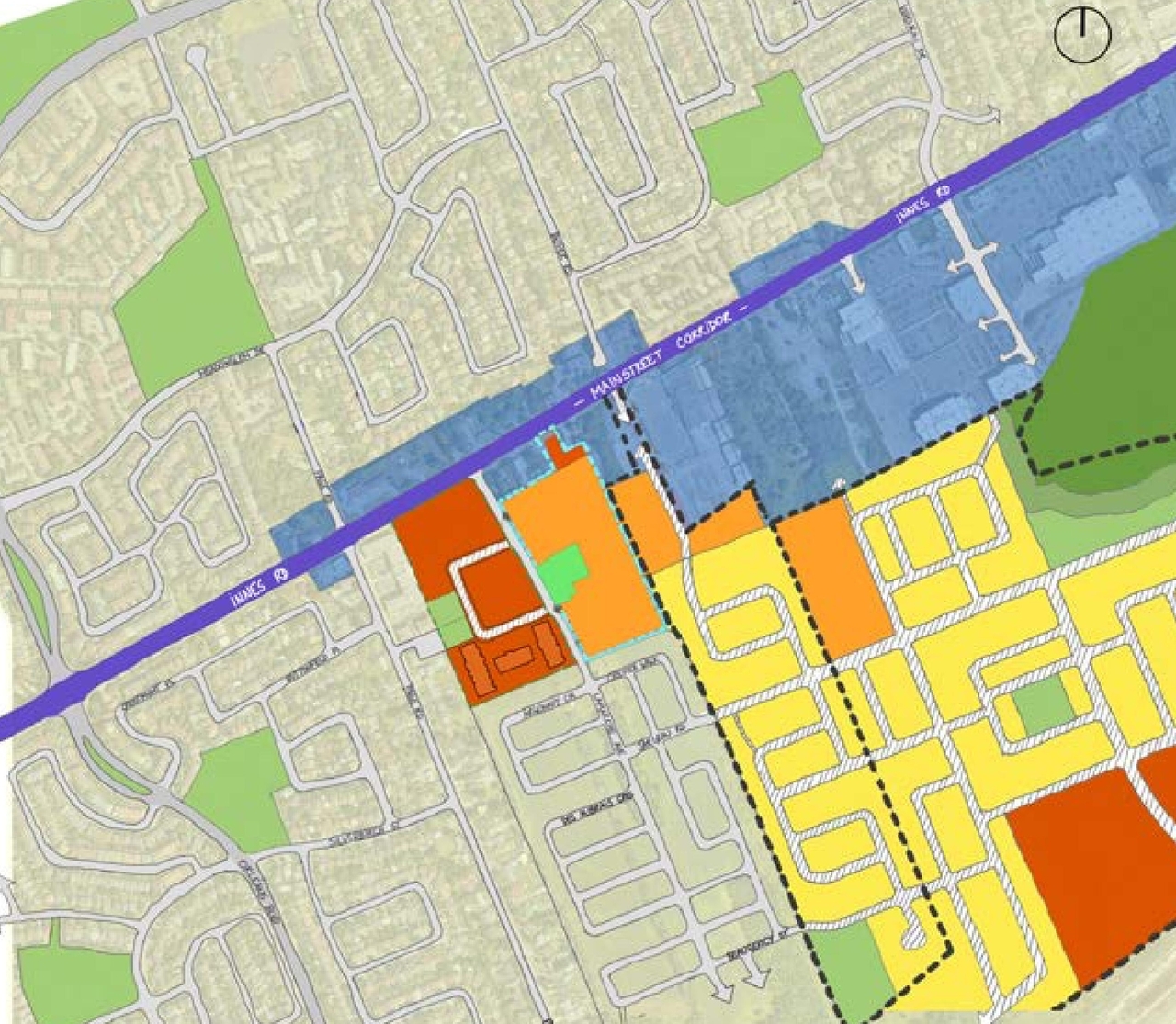Construction site plan for project from page 6 of the file '2024-11-15 - Urban Design Brief Planning Rationale - D02-02-24-0049'