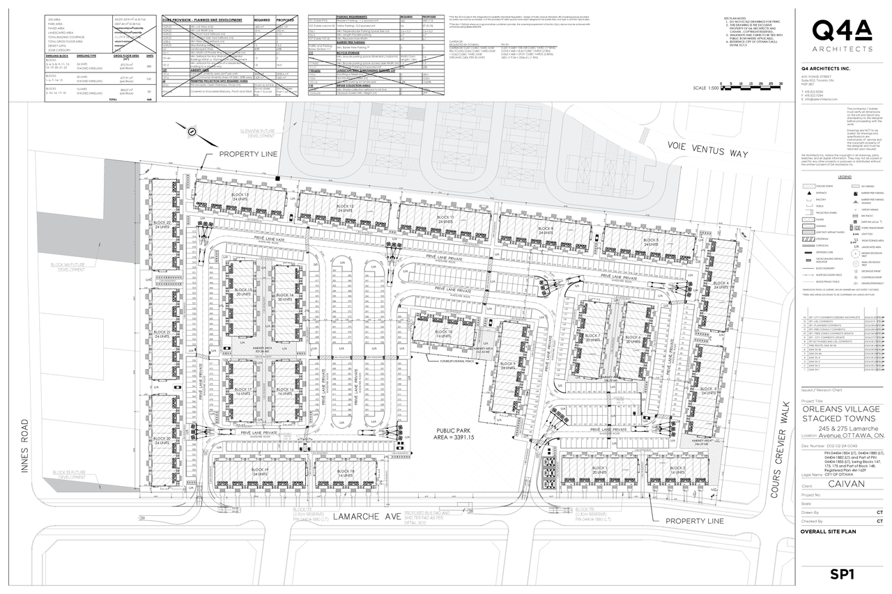 Construction site plan for project from page 24 of the file '2025-04-07 - Design Brief Sub2 - D02-02-24-0049'