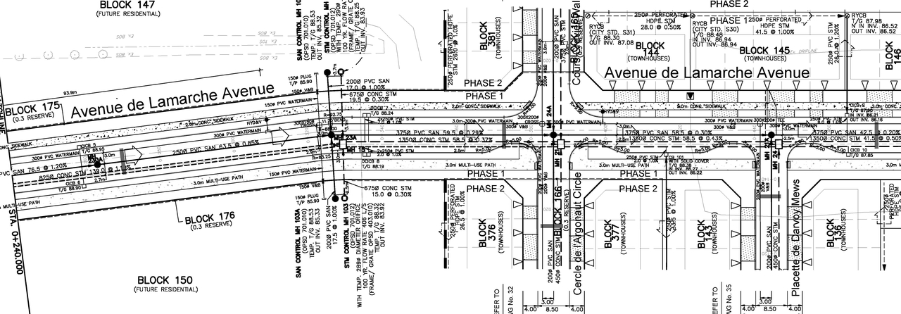Construction site plan for project from page 22 of the file '2024-09-10 - Design Brief - D02-02-24-0049'
