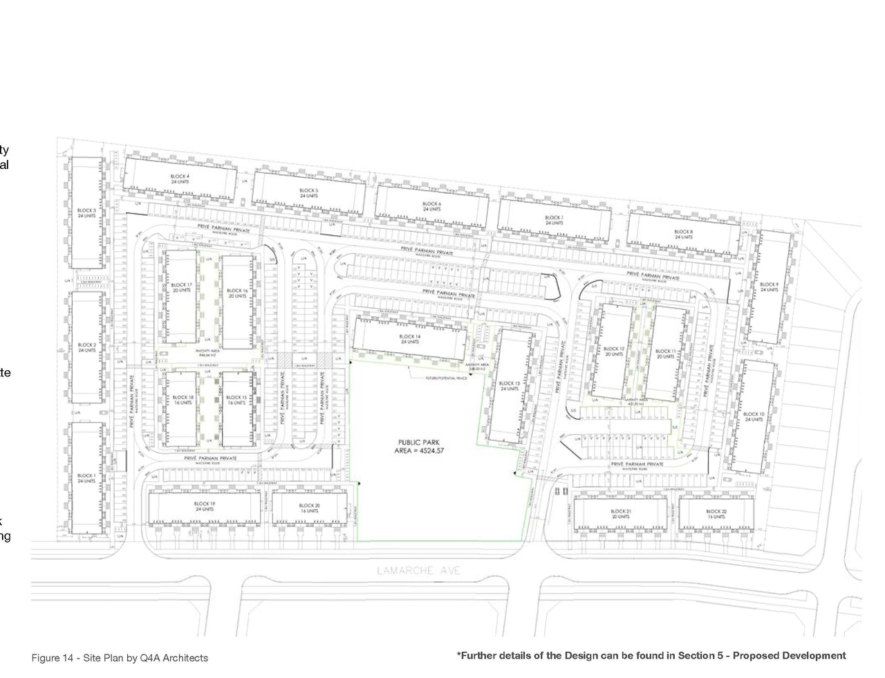 Construction site plan for project from page 16 of the file '2024-09-10 - Planning Rationale and Urban Design Brief - D02-02-24-0049'