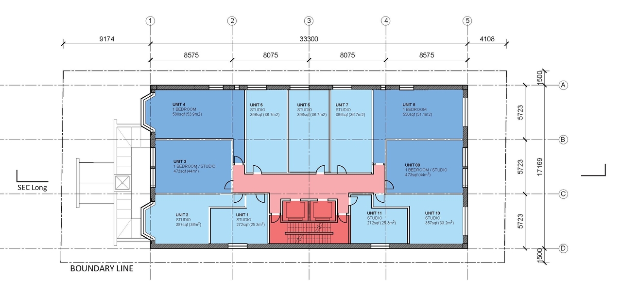 Construction site plan for project from page 54 of the file '2024-09-19 - Urban Design Review Panel Report - D02-02-24-0051'