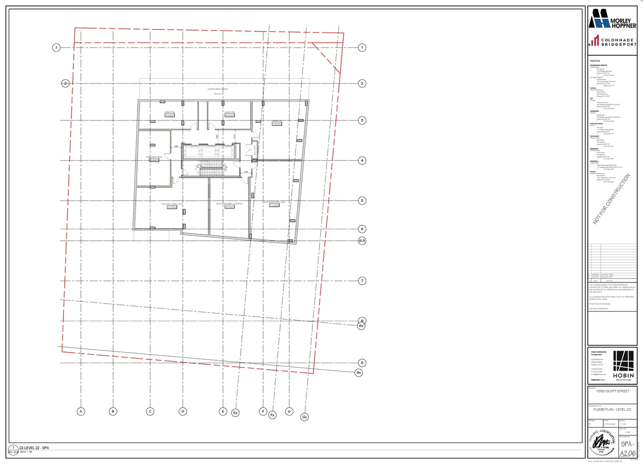 Floor plan for project from page 7 of the file '2024-09-26 - Parking and Floor Plans - D02-02-24-0054'