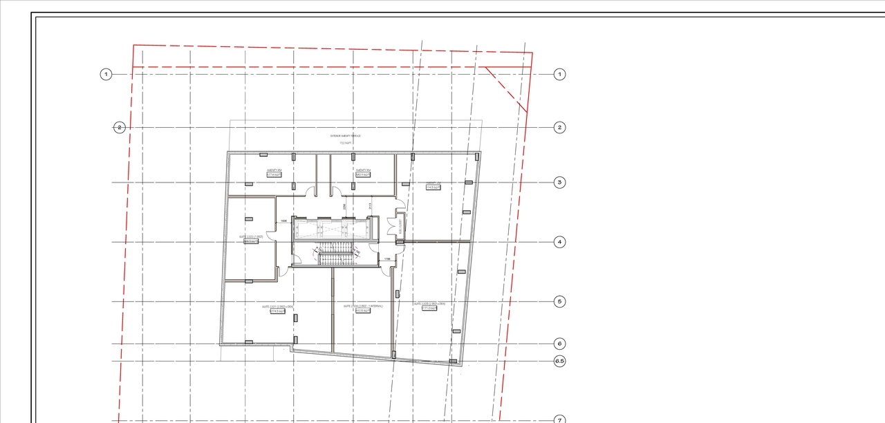 Floor plan for project from page 7 of the file '2024-09-26 - Parking and Floor Plans - D02-02-24-0054'