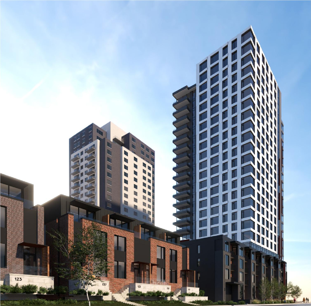 Rendering of building from page 12 of the file '2024-09-26 - Design Brief - D02-02-24-0054'