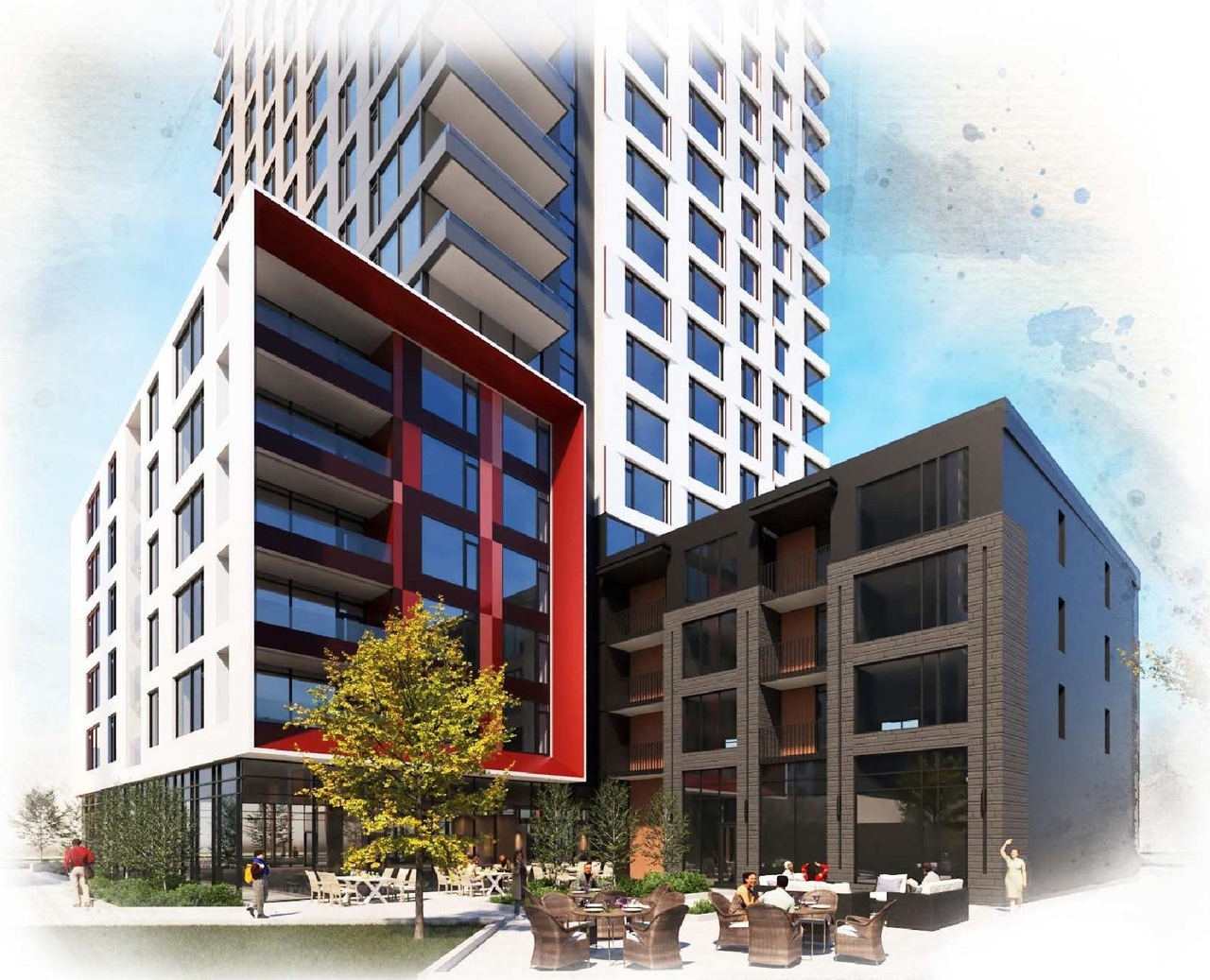 Rendering of building from page 15 of the file '2024-09-26 - Design Brief - D02-02-24-0054'