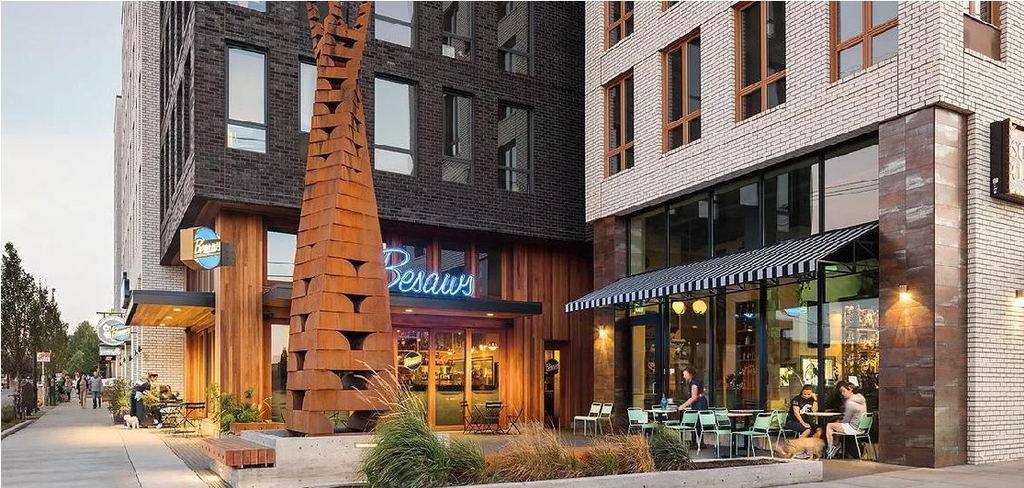 Rendering of building from page 17 of the file '2024-09-26 - Design Brief - D02-02-24-0054'