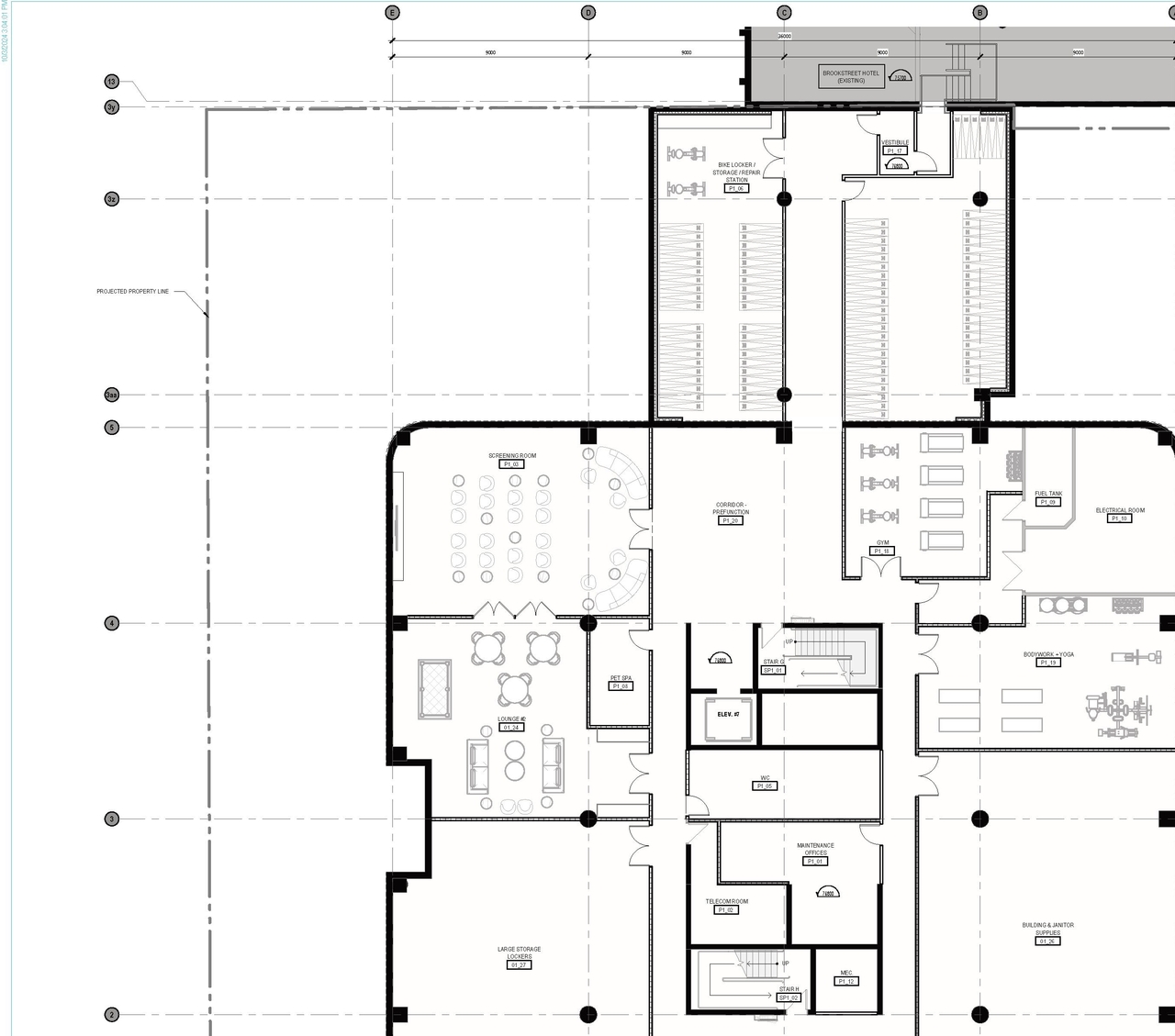 Construction site plan for project from page 20 of the file '2024-10-09 - URBAN DESIGN BRIEF BROCHURE - D02-02-24-0058'