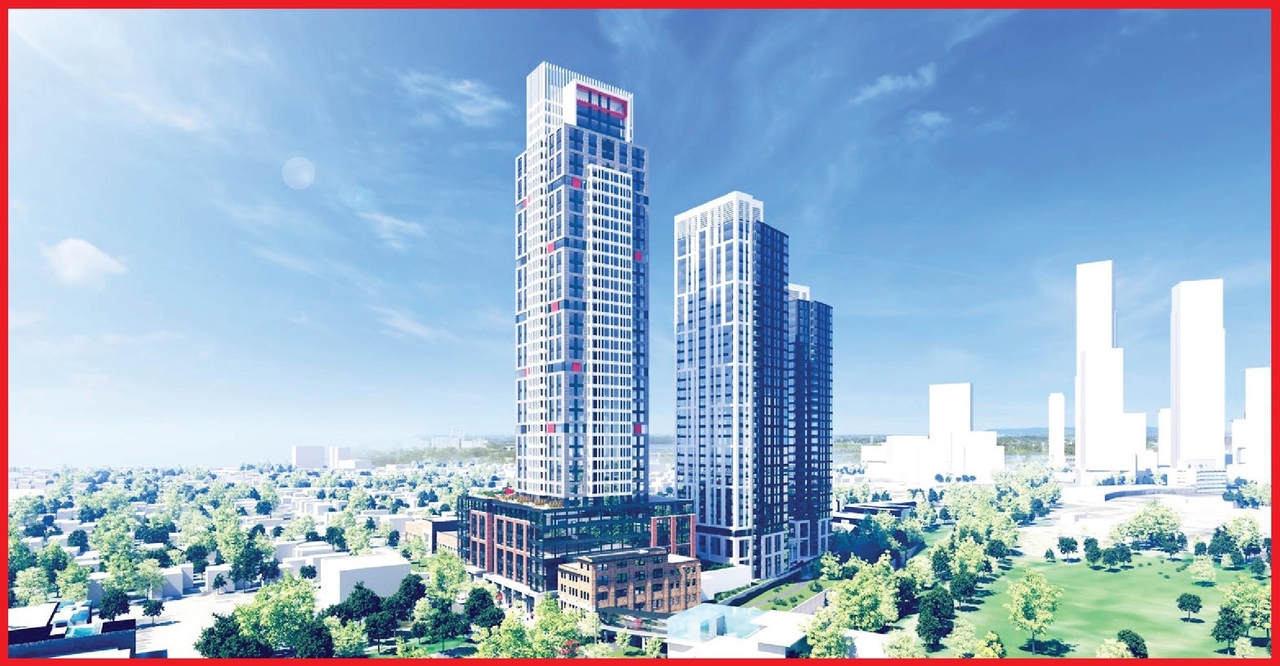 Rendering of building from page 30 of the file '2025-03-18 - Urban Design Brief - D02-02-24-0060'