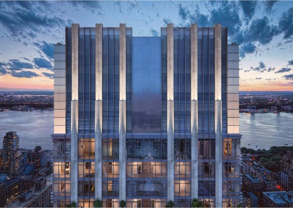 Rendering of building from page 34 of the file '2025-04-04 - Urban Design Review Panel Report - D02-02-24-0060'