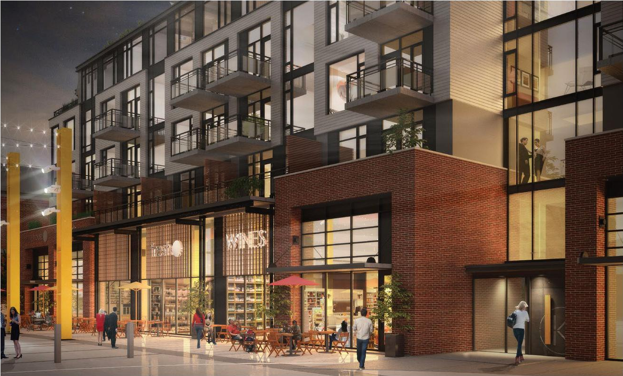 Rendering of building from page 36 of the file '2025-04-04 - Urban Design Review Panel Report - D02-02-24-0060'