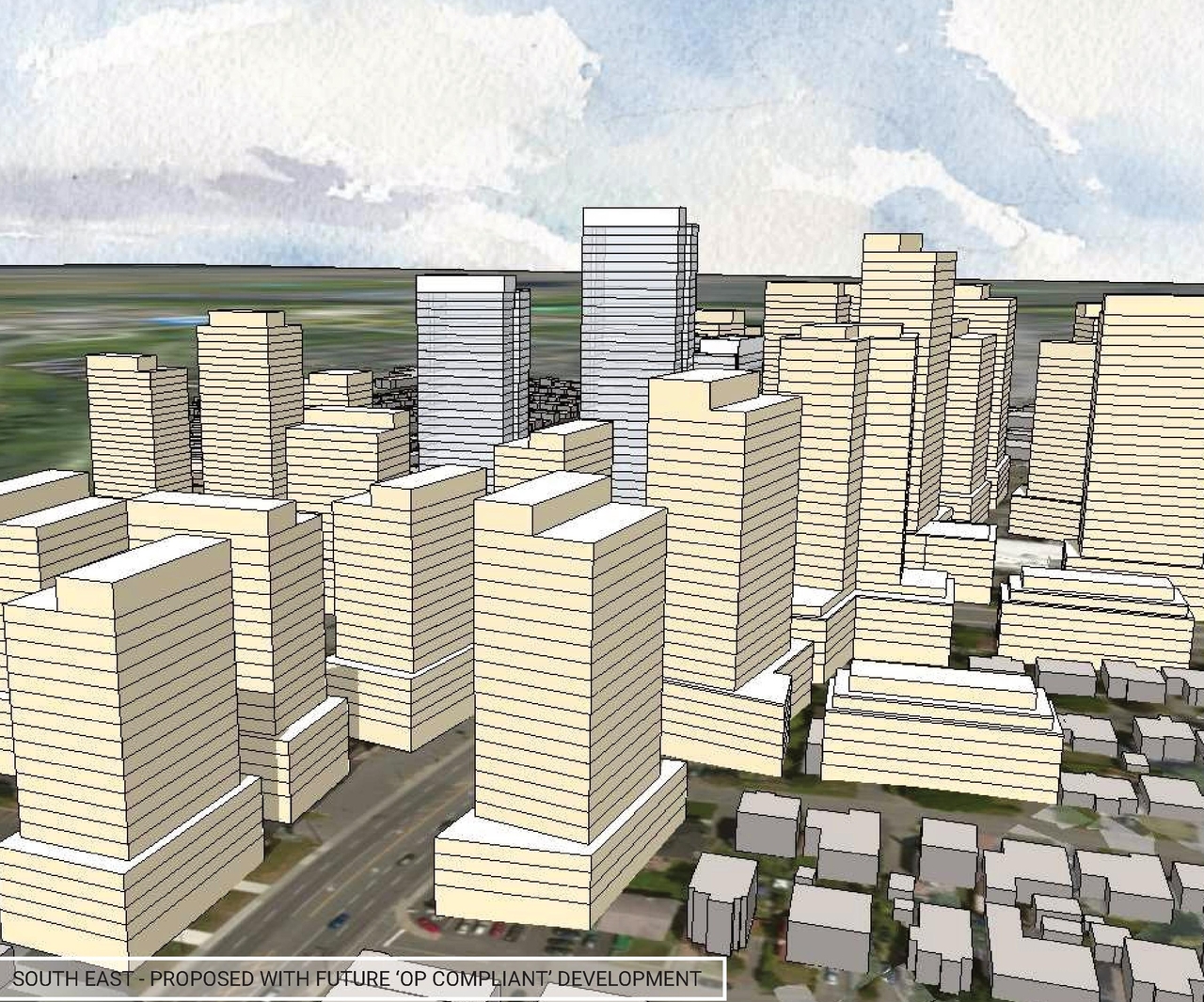 Rendering of building from page 41 of the file '2025-04-04 - Urban Design Review Panel Report - D02-02-24-0060'