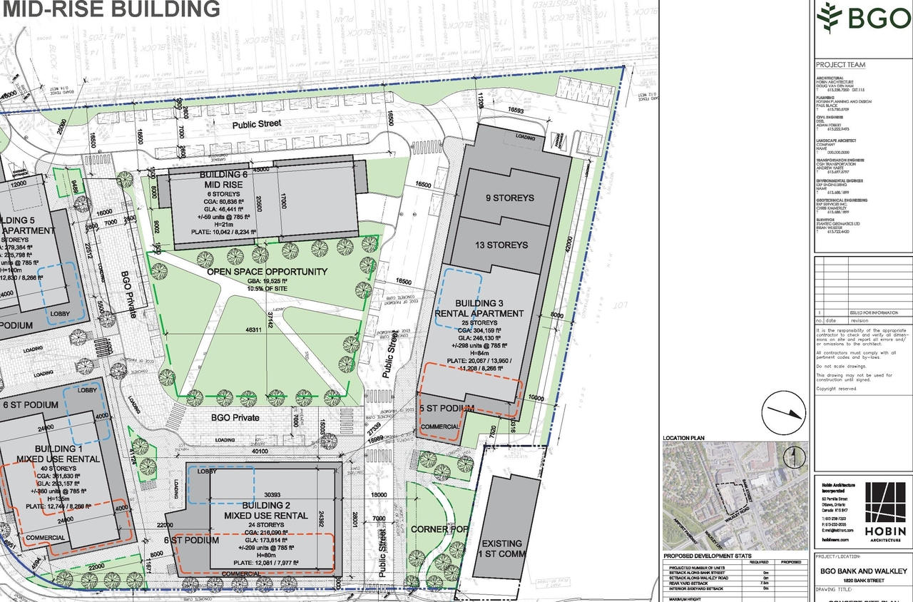 Construction site plan for project from page 49 of the file '2025-04-04 - Urban Design Review Panel Report - D02-02-24-0060'