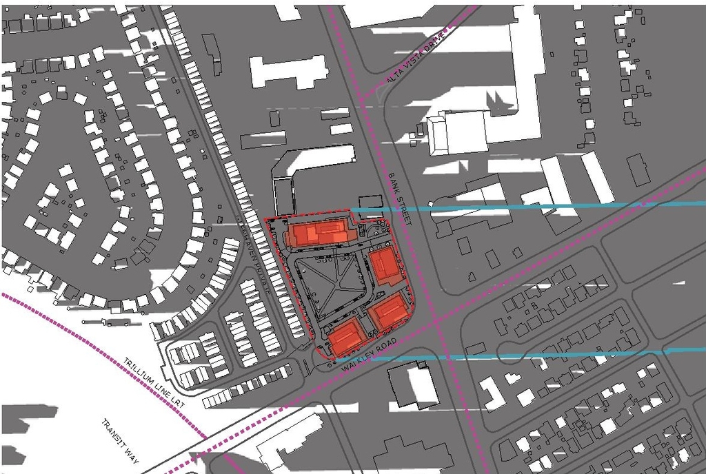 Construction site plan for project from page 56 of the file '2025-04-04 - Urban Design Review Panel Report - D02-02-24-0060'