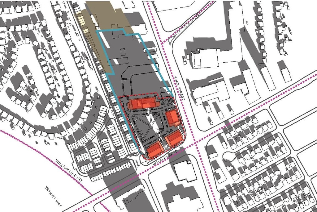Construction site plan for project from page 58 of the file '2025-04-04 - Urban Design Review Panel Report - D02-02-24-0060'