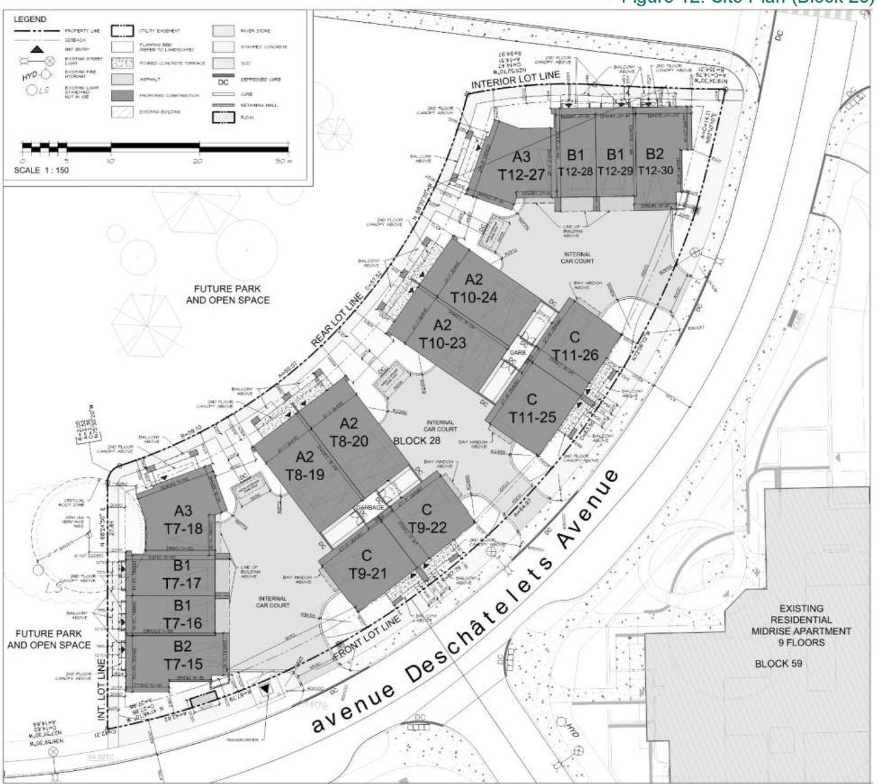 Construction site plan for project from page 21 of the file '2024-12-23 - Urban Design Brief - D02-02-24-0062'