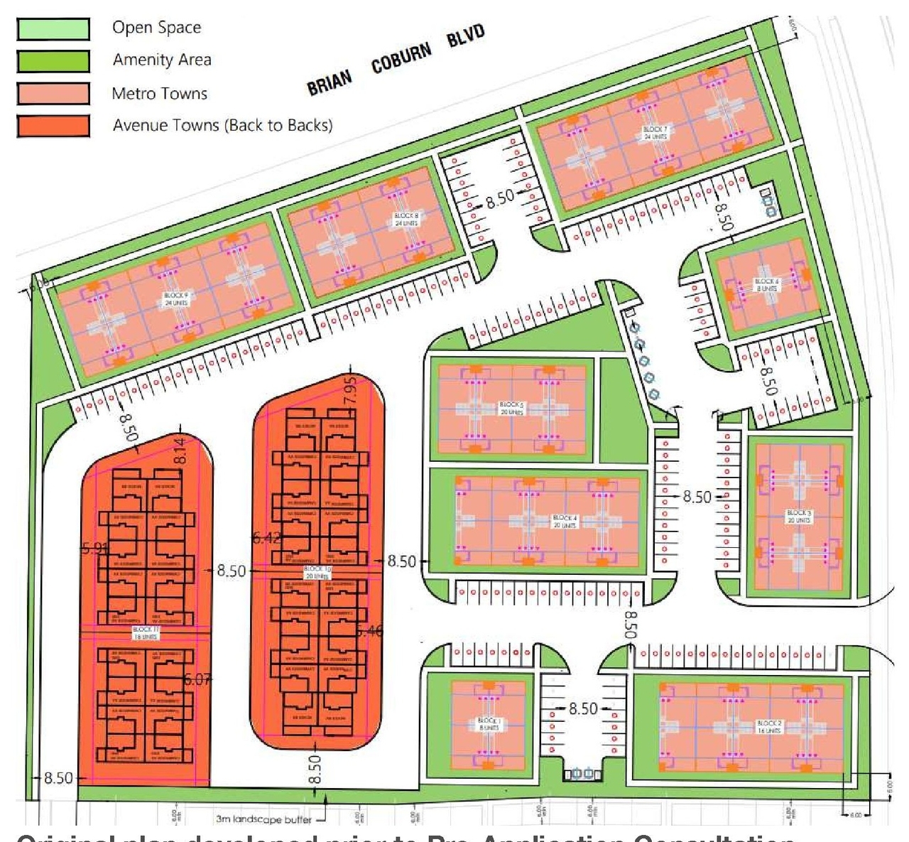 Construction site plan for project from page 25 of the file '2024-12-10 - Urban Design Brief - D02-02-24-0077'