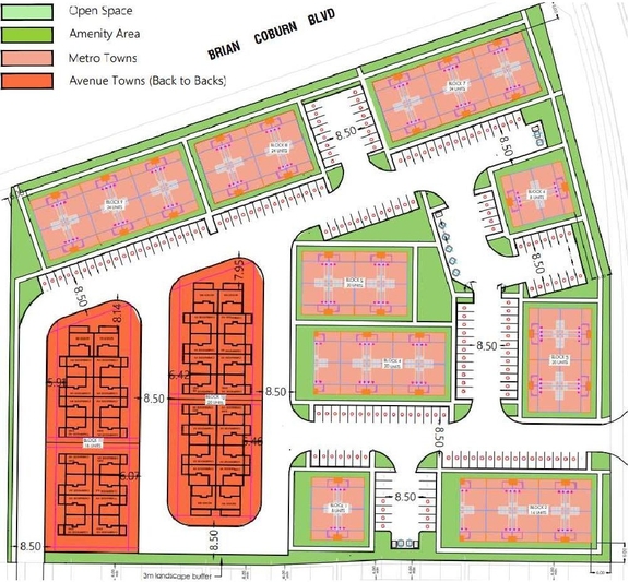 Construction site plan for project from page 25 of the file '2024-12-10 - Urban Design Brief - D02-02-24-0077'