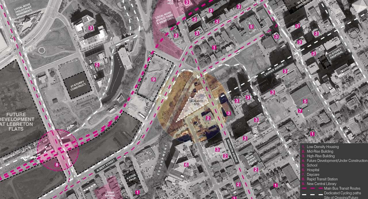Construction site plan for project from page 10 of the file '2024-12-18 - Urban Design Brief - D02-02-24-0079'
