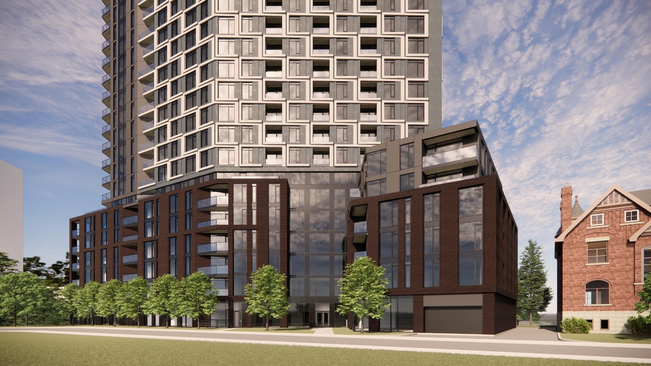 Rendering of building from page 24 of the file '2025-11-26 - UDRP Report - D02-02-24-0079'