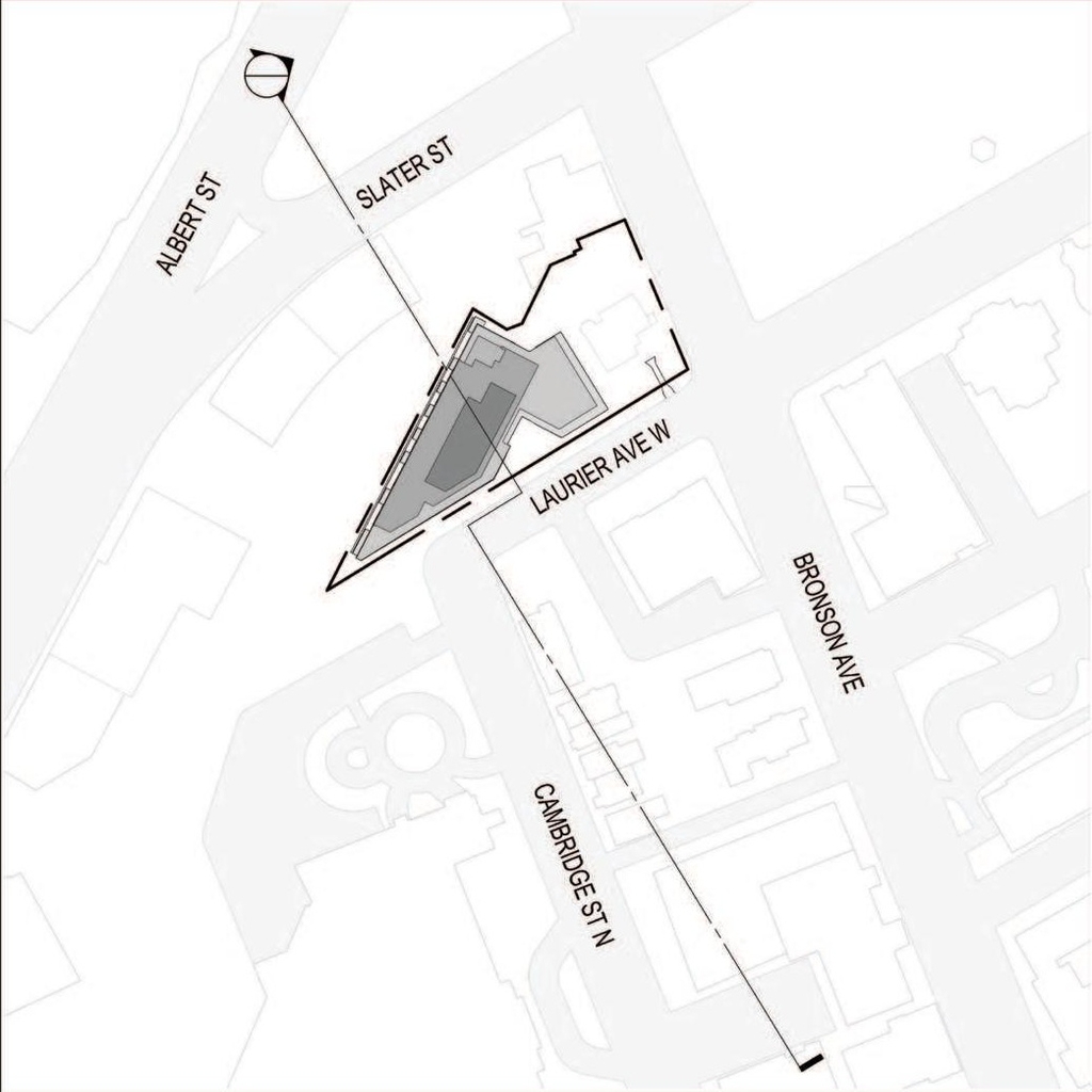 Construction site plan for project from page 26 of the file '2025-11-26 - UDRP Report - D02-02-24-0079'