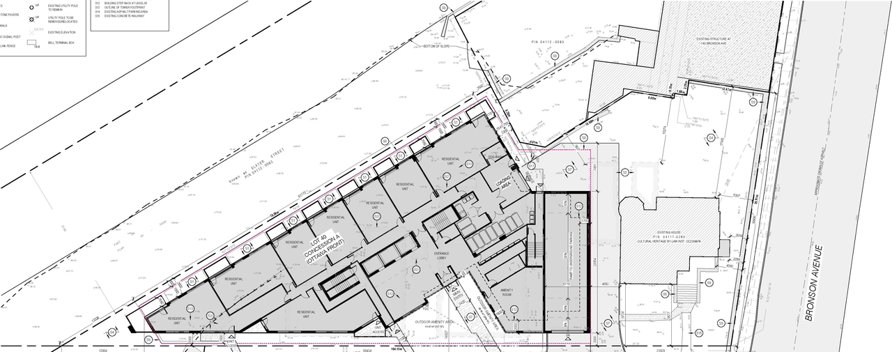 Construction site plan for project from page 32 of the file '2025-11-26 - UDRP Report - D02-02-24-0079'