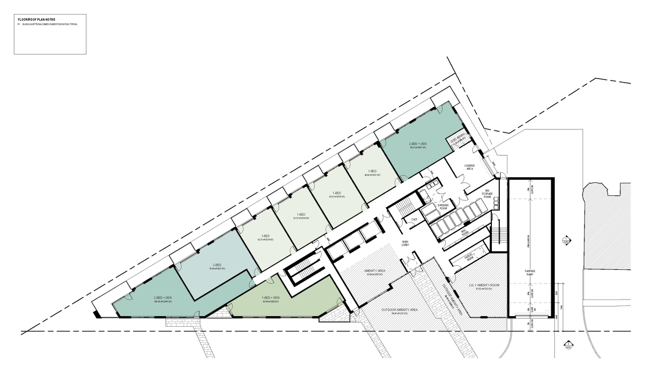 Floor plan for project from page 36 of the file '2025-11-26 - UDRP Report - D02-02-24-0079'
