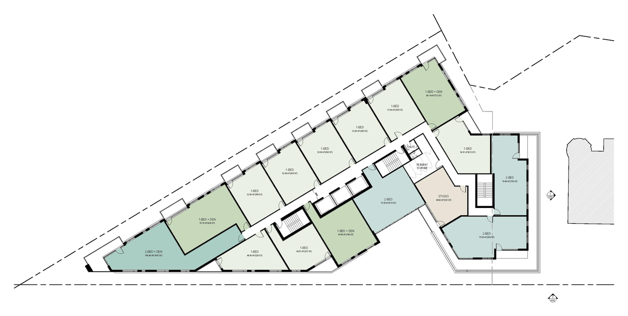 Floor plan for project from page 38 of the file '2025-11-26 - UDRP Report - D02-02-24-0079'