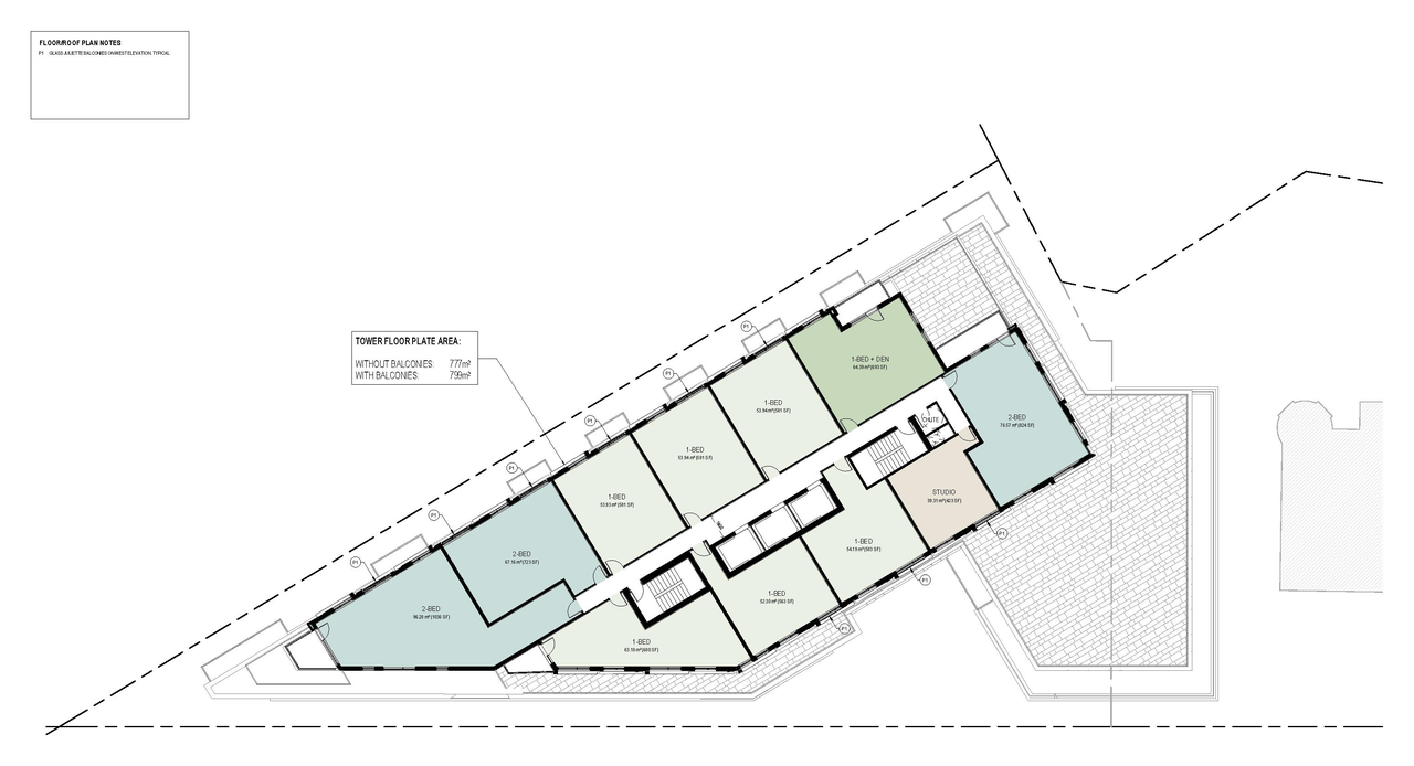 Floor plan for project from page 41 of the file '2025-11-26 - UDRP Report - D02-02-24-0079'