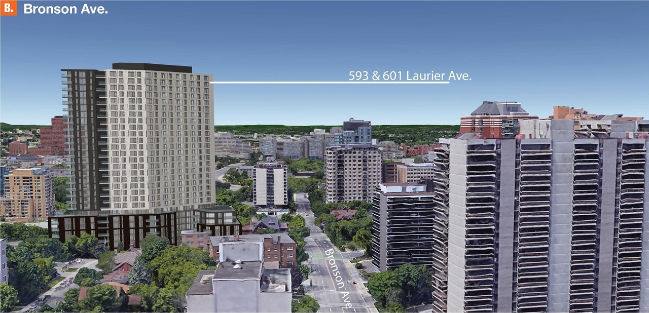 Rendering of building from page 9 of the file '2025-11-26 - UDRP Report - D02-02-24-0079'