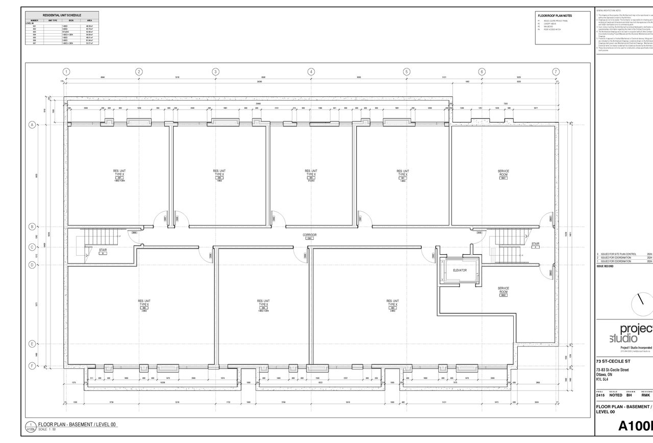 Floor plan for project from page 1 of the file '2024-12-23 - Floor Plans - D02-02-24-0084'
