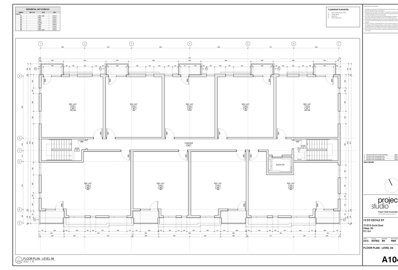 Floor plan for project from page 5 of the file '2024-12-23 - Floor Plans - D02-02-24-0084'