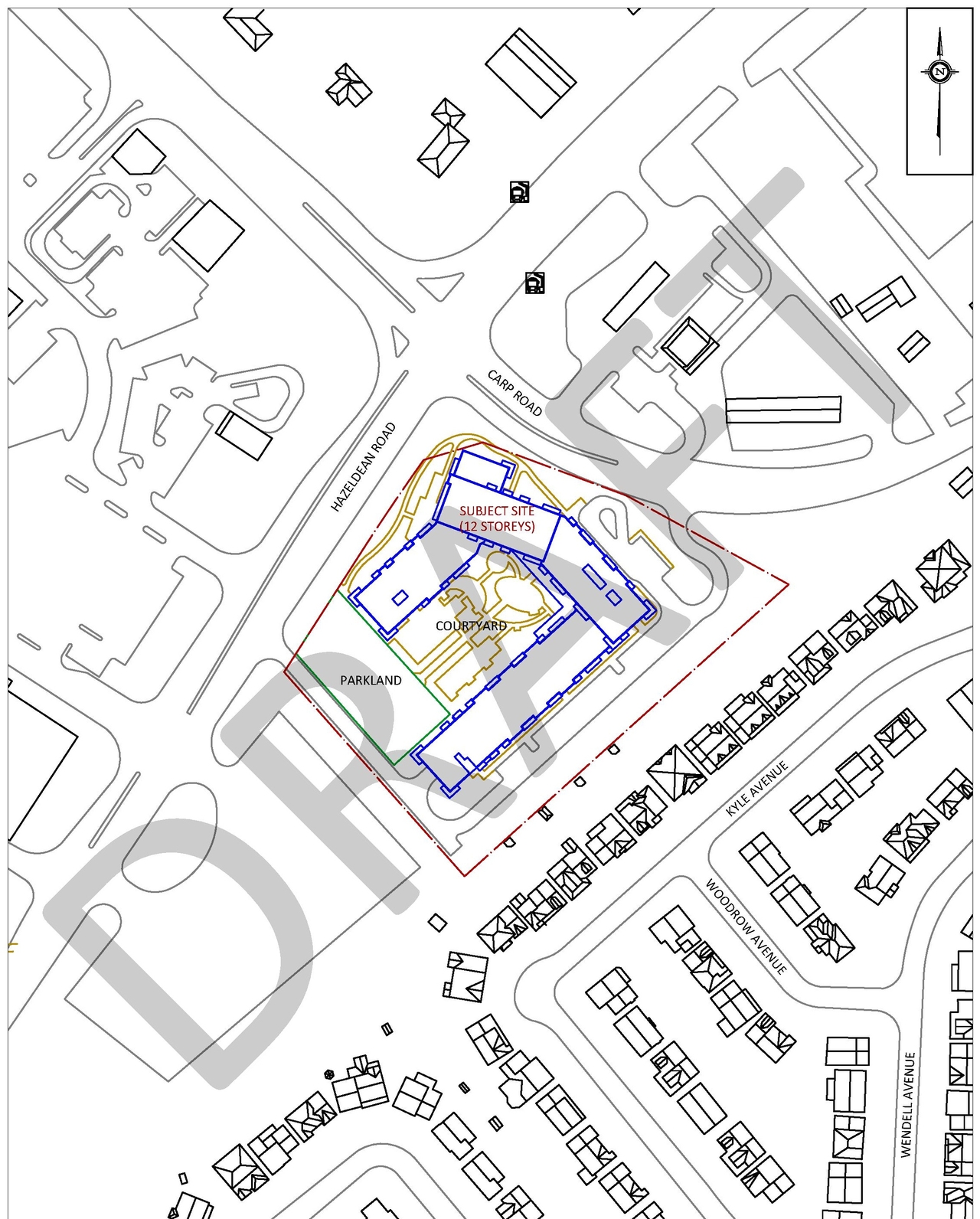 Construction site plan for project from page 117 of the file '2025-03-13 - UDRP Report - D02-02-24-0086'