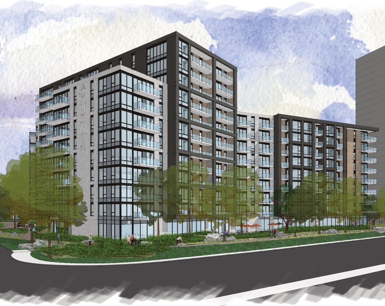 Rendering of building from page 15 of the file '2025-03-13 - UDRP Report - D02-02-24-0086'