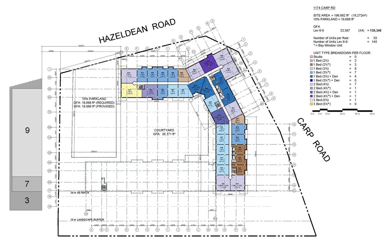 Construction site plan for project from page 53 of the file '2025-03-13 - UDRP Report - D02-02-24-0086'