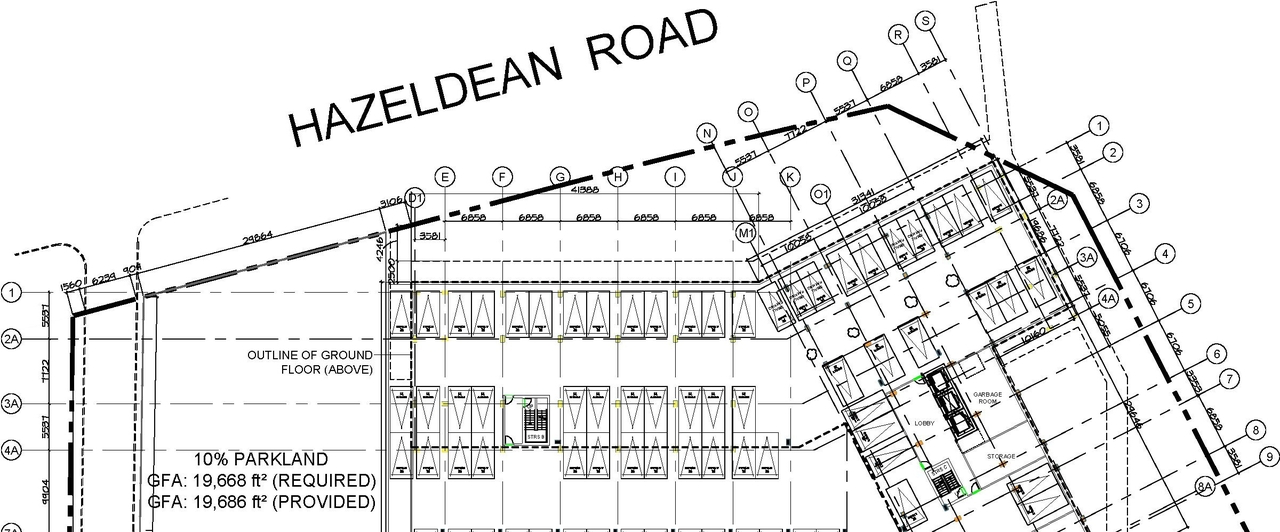 Construction site plan for project from page 55 of the file '2025-03-13 - UDRP Report - D02-02-24-0086'