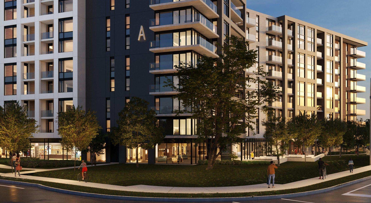 Rendering of building from page 47 of the file '2025-04-03 - UDRP DESIGN BRIEF - D02-02-24-0086'