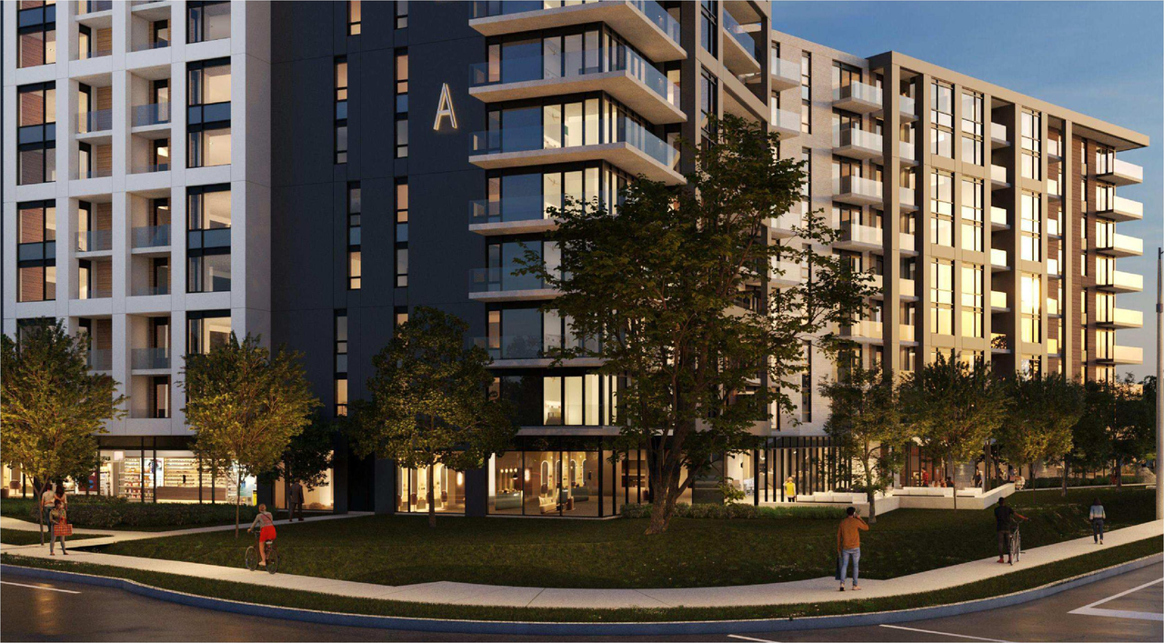 Rendering of building from page 47 of the file '2025-04-03 - UDRP DESIGN BRIEF - D02-02-24-0086'