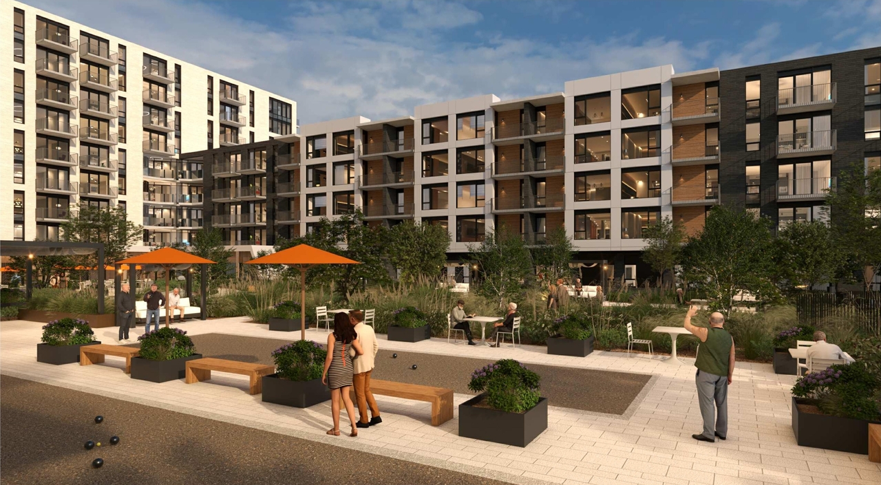 Rendering of building from page 54 of the file '2025-04-03 - UDRP DESIGN BRIEF - D02-02-24-0086'