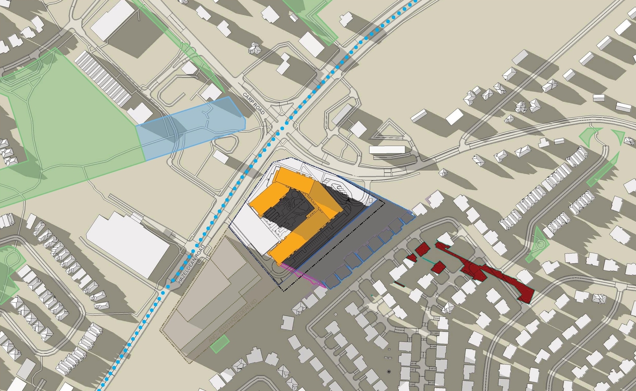 Construction site plan for project from page 88 of the file '2025-04-03 - UDRP DESIGN BRIEF - D02-02-24-0086'