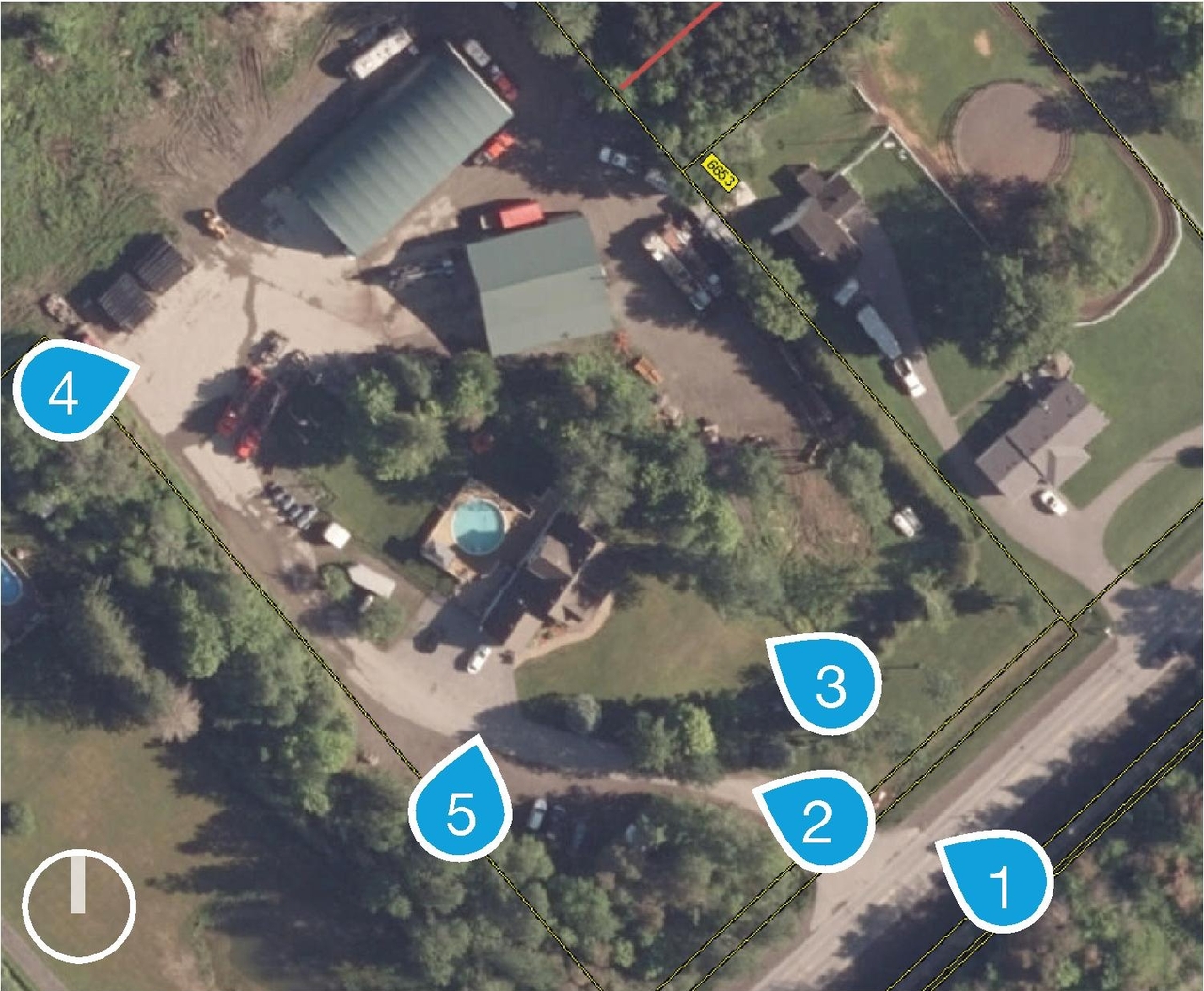 Construction site plan for project from page 6 of the file '2024-12-23 - Design Brief - D02-02-24-0087'