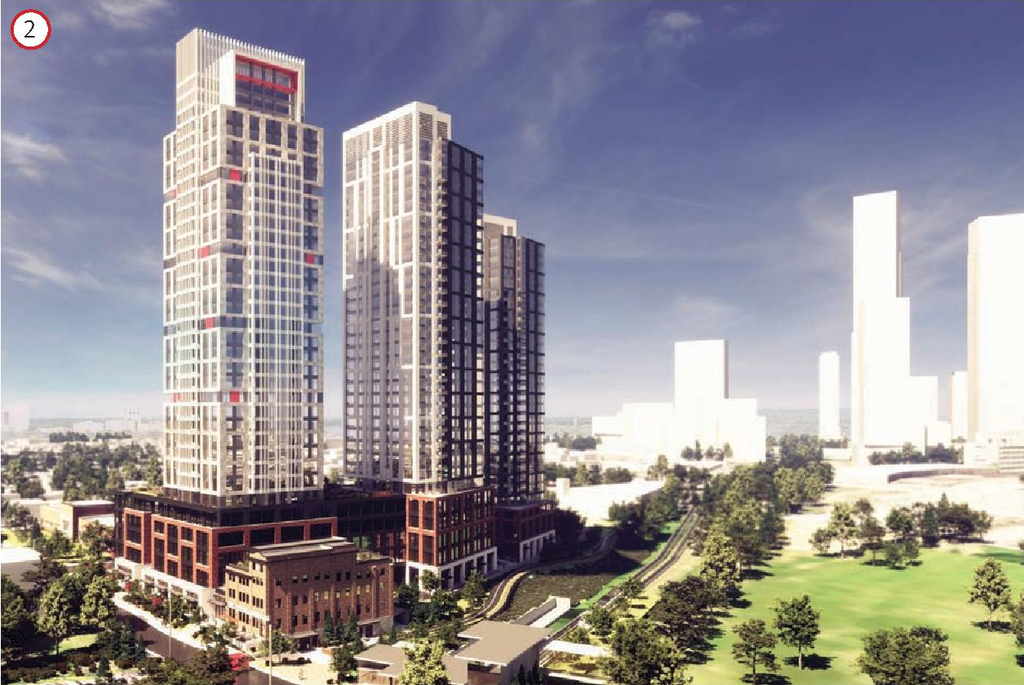Rendering of building from page 61 of the file '2026-07-29 - Signed Urban Design Brief - D02-02-24-0088'
