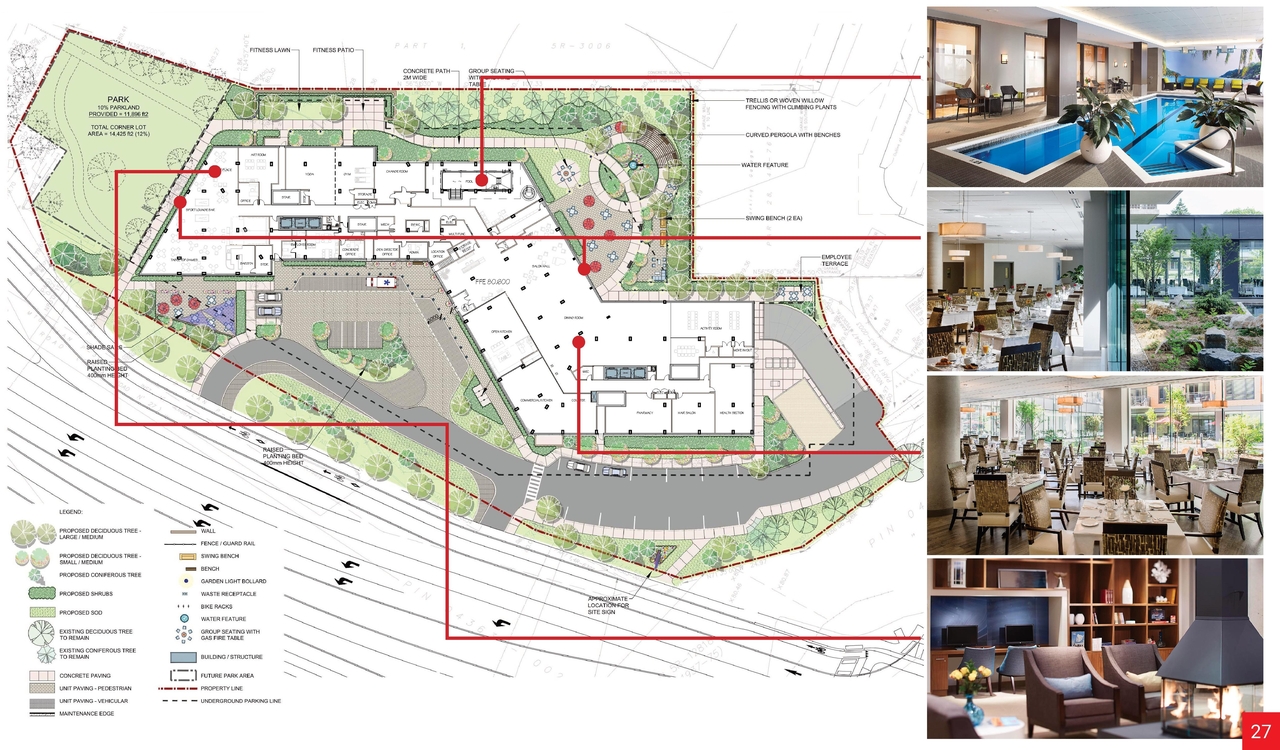 Construction site plan for project from page 27 of the file '2025-03-20 - Urban Design Brief - D02-02-24-0089'