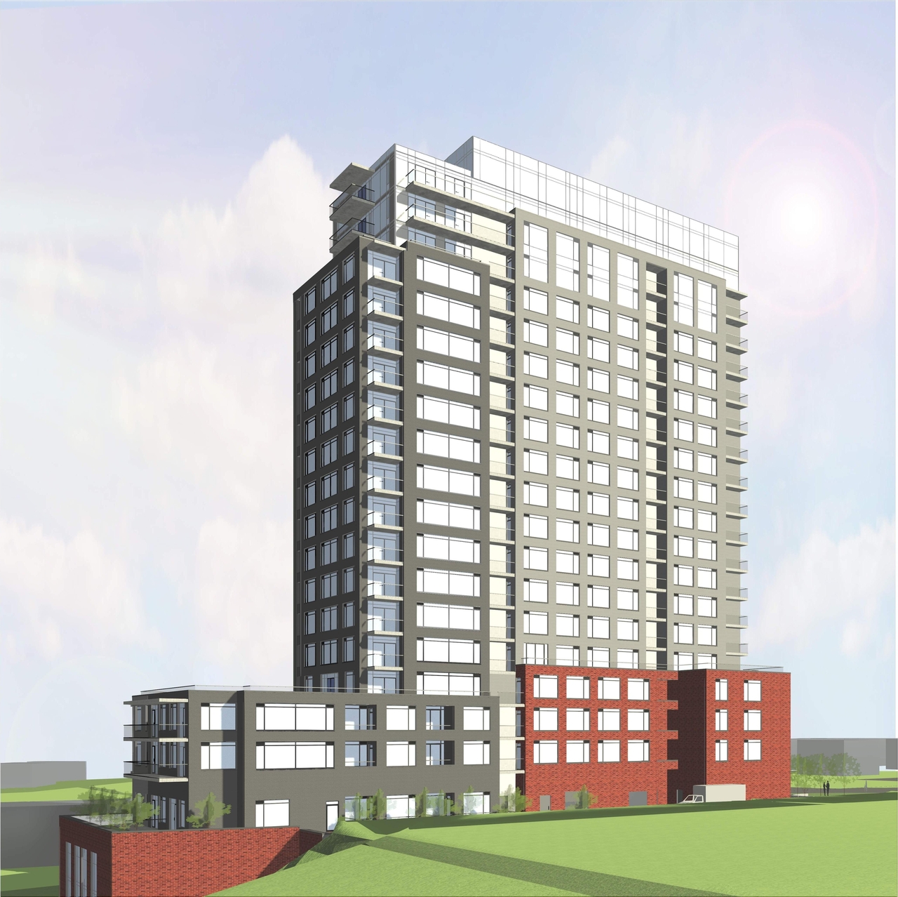 Rendering of building from page 2 of the file '2024-12-24 - 3D Renderings - D02-02-24-0091'