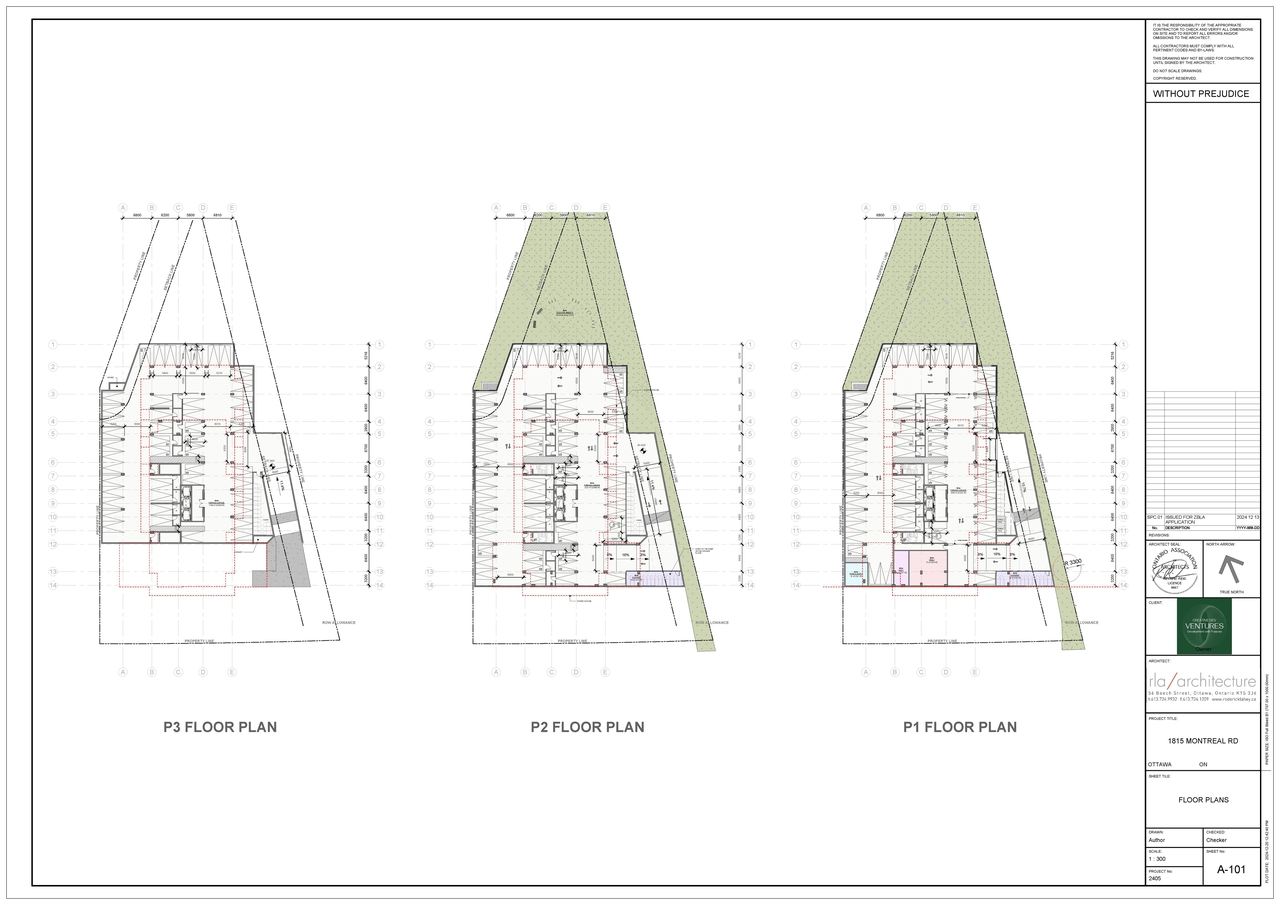 Floor plan for project from page 27 of the file '2024-12-24 - Urban Design Brief Rev 2 - D02-02-24-0091'
