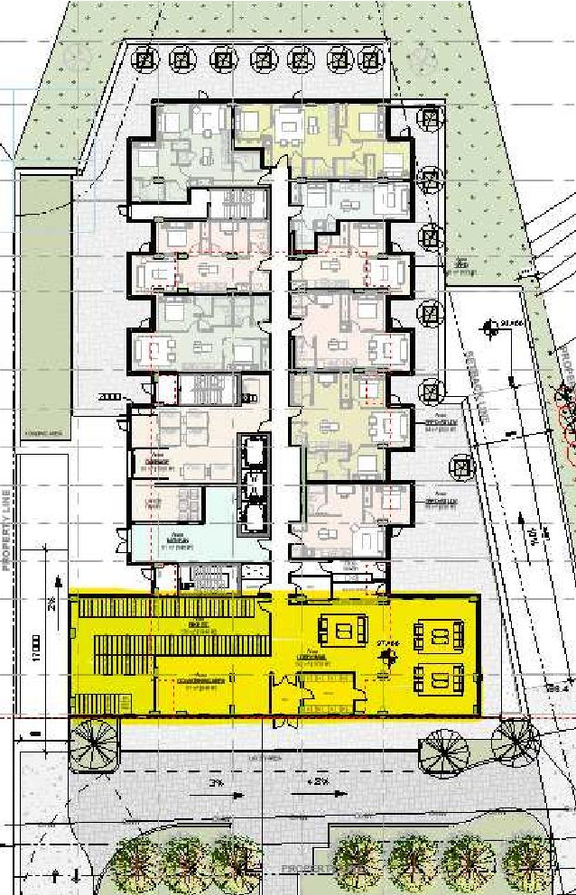 Floor plan for project from page 4 of the file '2024-12-24 - Urban Design Brief Rev 2 - D02-02-24-0091'