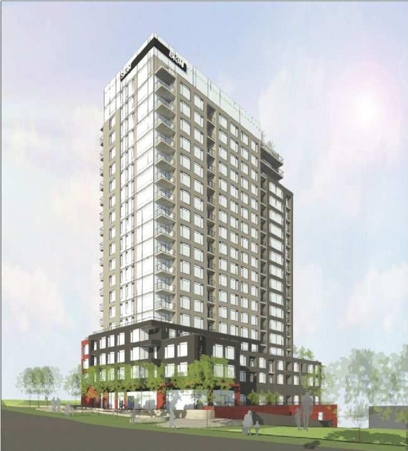 Rendering of building from page 7 of the file '2024-12-24 - Urban Design Brief Rev 2 - D02-02-24-0091'