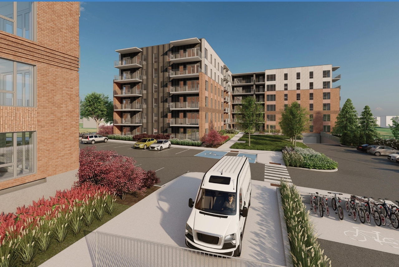 Rendering of building from page 18 of the file '2025-05-12 - Renderings - D02-02-25-0005'