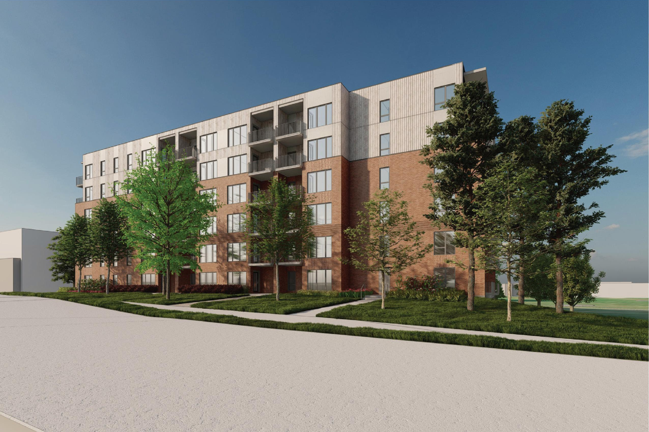 Rendering of building from page 2 of the file '2025-05-12 - Renderings - D02-02-25-0005'